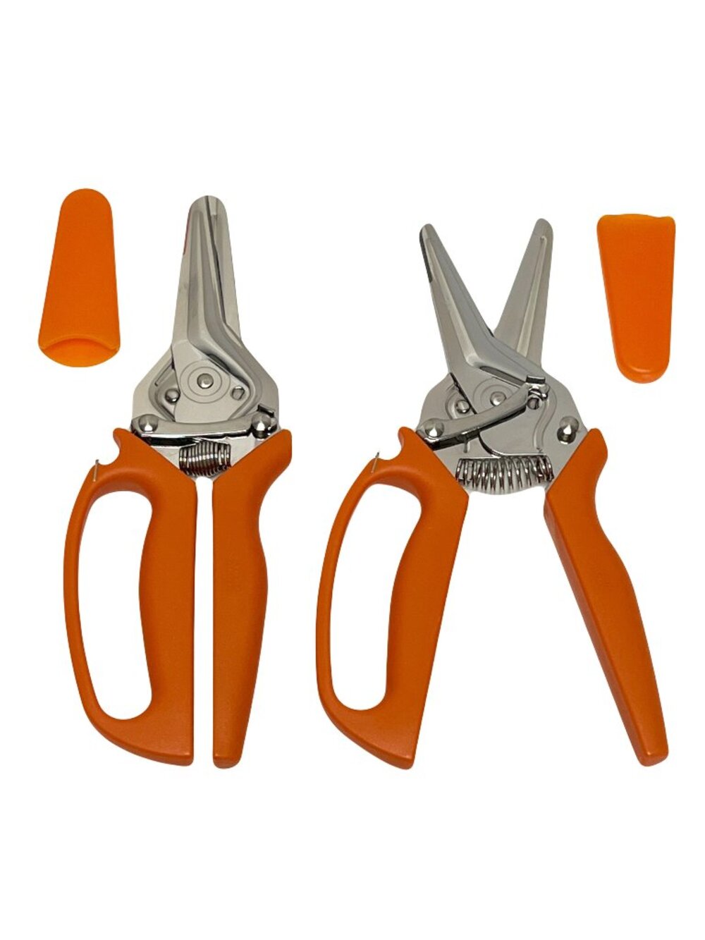 Kuhn Rikon 3-in-1 Shears with Loop Handles Set of 2 BURNT ORANGE NEW K88161
